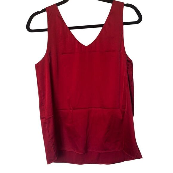 Zenana Women's Standard Small Red V-Neck Sleeveless Tank Top - Picture 5 of 8